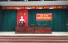 UBND XÃ CẨM THẠCH TỔ CHỨC HỘI NGHỊ TUYÊN TRUYỀN PHỔ BIẾN LUẬT BẦU CỬ ĐẠI BIỂU HĐND CÁC CẤP NHIỆM KỲ 2021-2026 VÀ LUẬT CHĂN NUÔI, LUẬT THÚ Y