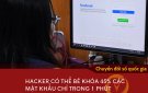 Mật khẩu của người dùng mạng rất dễ bị bẻ khóa