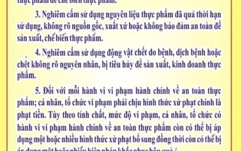 An Toàn Thực Phẩm