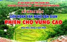 LIÊN HOAN VĂN NGHỆ DÂN GIAN - PHIÊN CHỢ VÙNG CAO TỈNH THANH HÓA NĂM 2024