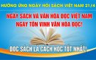 HƯởng ứng ngày sách Việt Nam 21/4