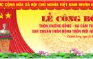 Thôn Chiềng Đông Công bố đạt chuẩn NTM